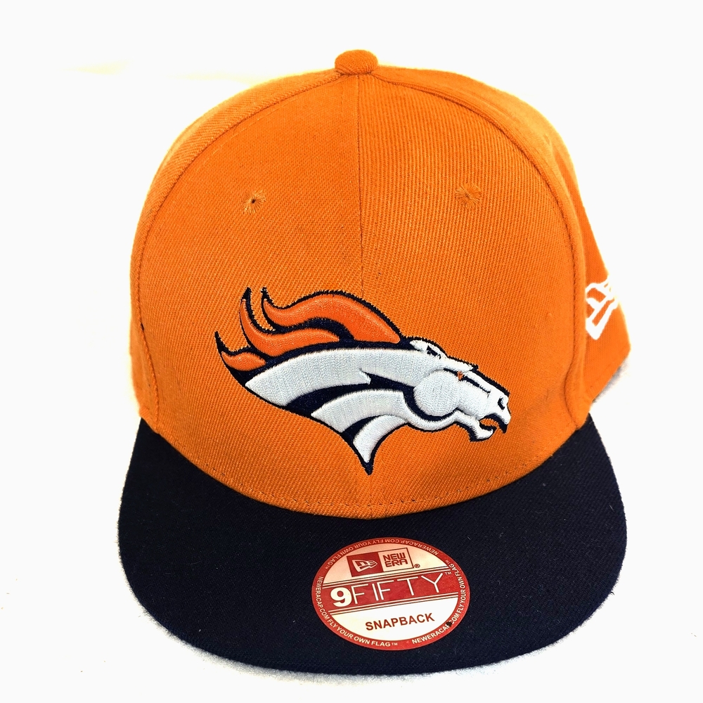 New Era Orange and Black Kids Snapback Cap